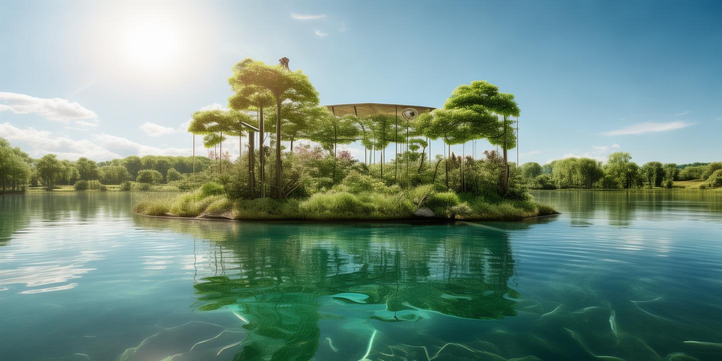 甜城湖生态浮岛建成:水体净化与候鸟天堂的完美融合
